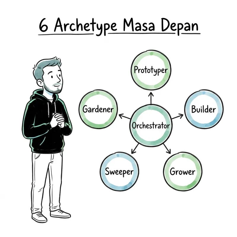 Pandawa AI dan 6 Archetype Pekerjaan Masa Depan