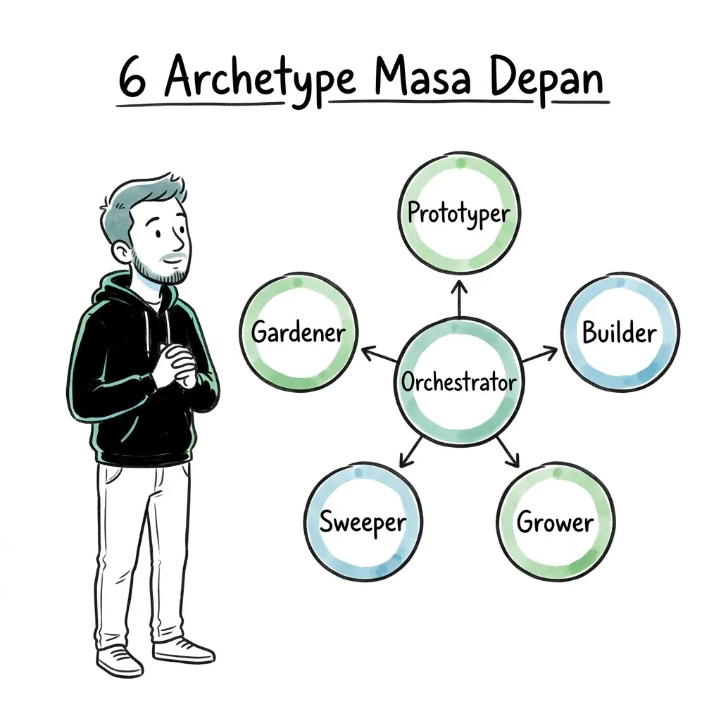 Pandawa AI dan 6 Archetype Pekerjaan Masa Depan