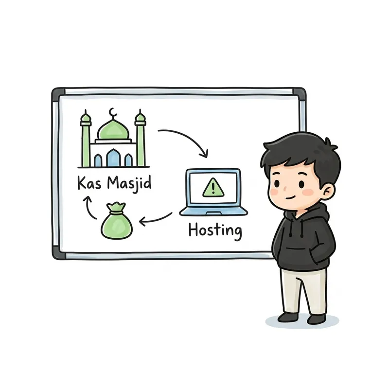 Ketika Bendahara Masjid Menghubungi Saya Karena Hosting Habis