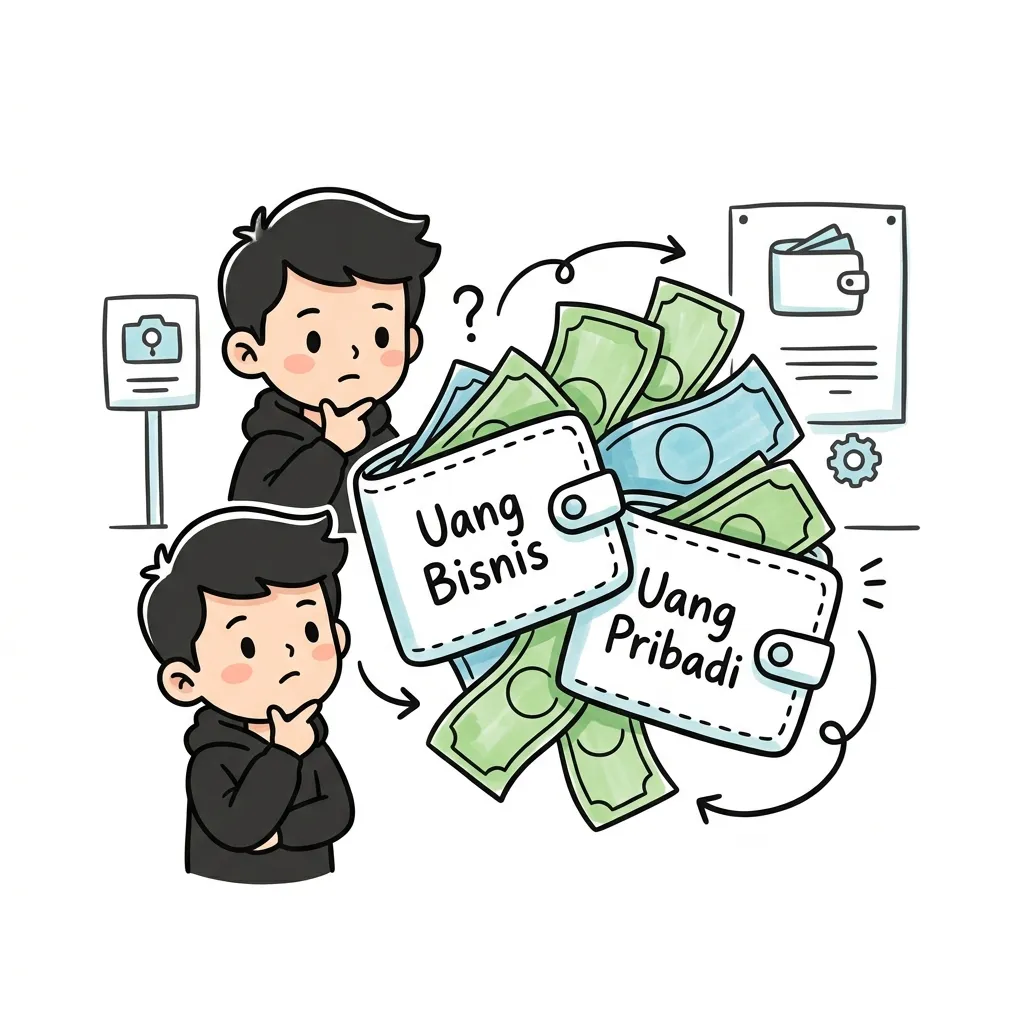 Uang Bisnis & Pribadi Bercampur